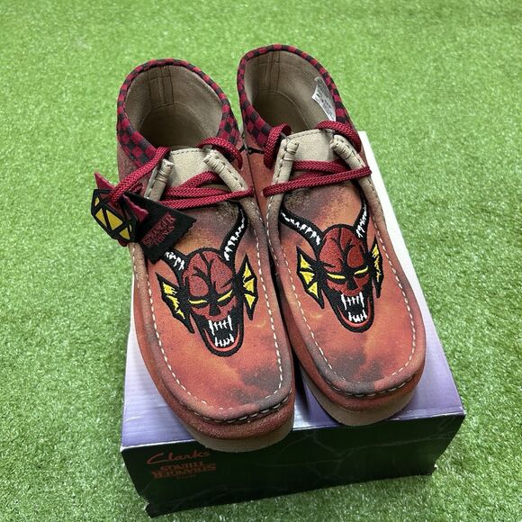 Clarks Originals Wallabee Evo Stranger Things The Upside Down Size 10 Rare NEW - Picture 1 of 13
